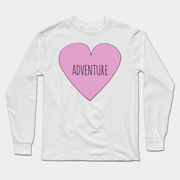 Adventure Love Long Sleeve T-Shirt by wanungara